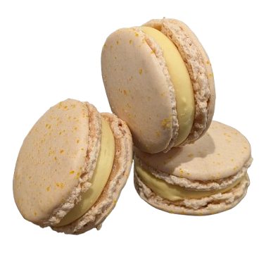 Macaron passion fleur d'oranger